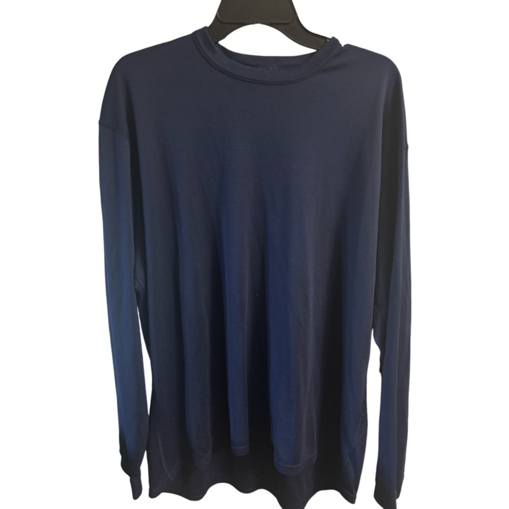 Patagonia Shirt Mens XL Blue Capilene Midweight Long Sleeve Crew Neck Vintage